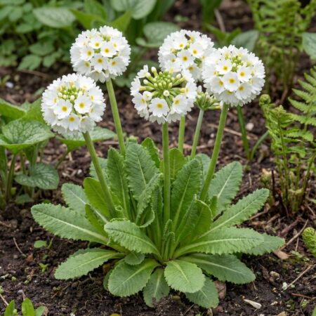 Hambulislehine priimula 'Confetti White'